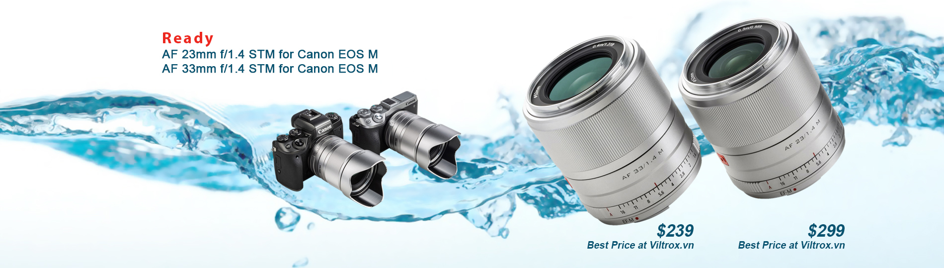 Viltrox 23mm and 33mm for Canon EOS M